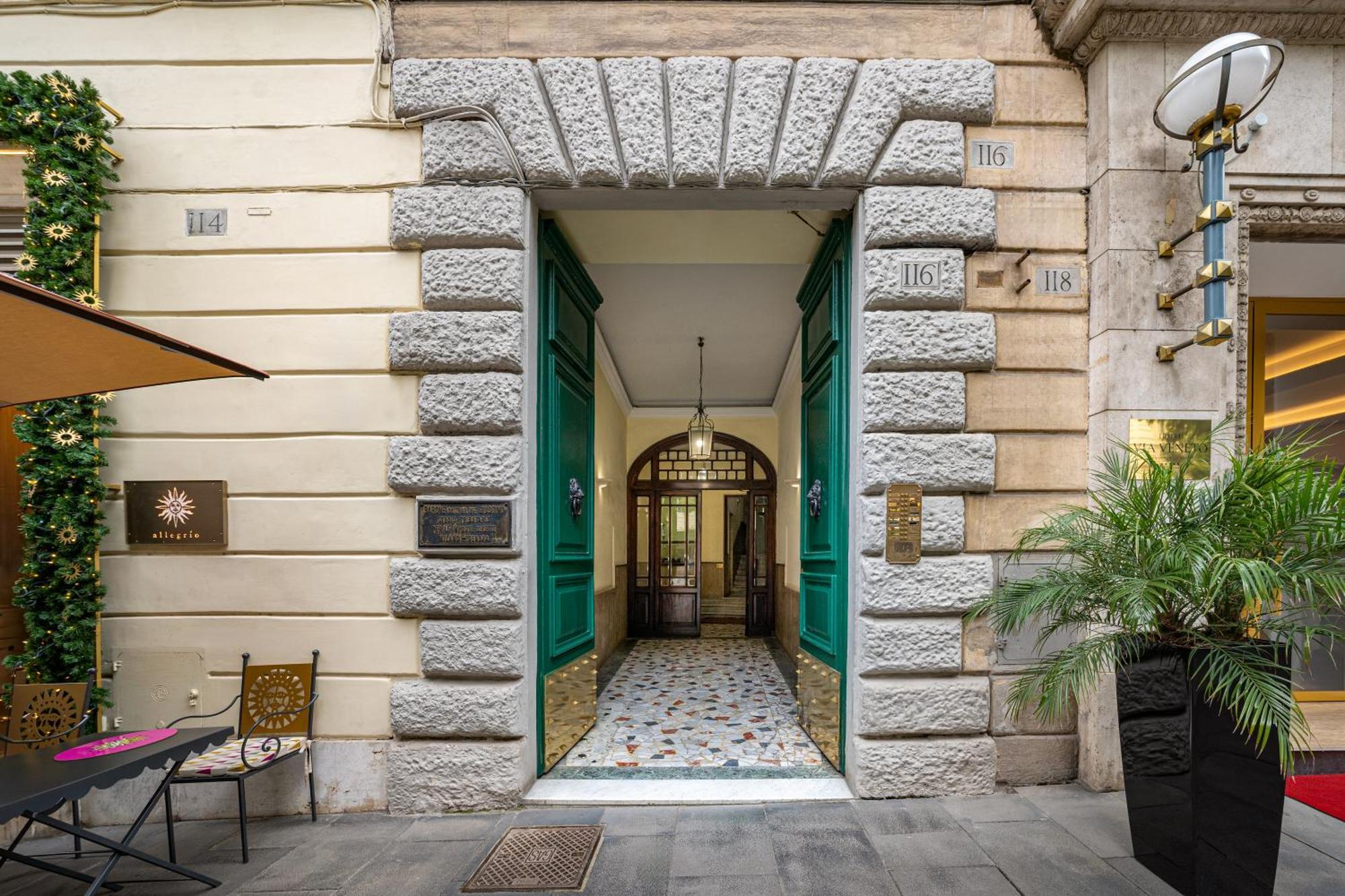 Via Veneto 116 Suites - Guest House Рим Екстериор снимка